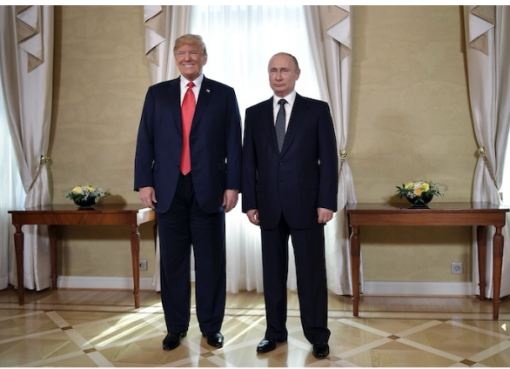 Donald Trump and Russian leader Vladimir Putin